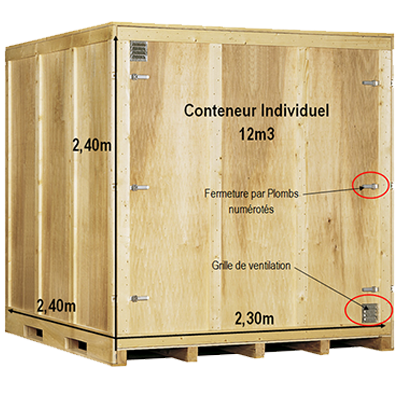 Un box de stockage de 12 mètres cube