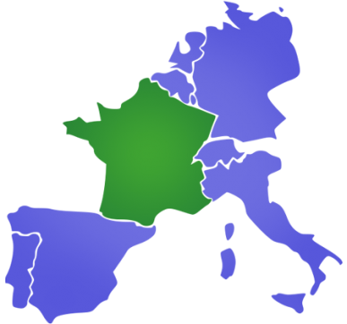 Carte Europe de l'Ouest